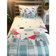 Lolla Evmila Super Boy Kadife Dekoratif Örtü 129