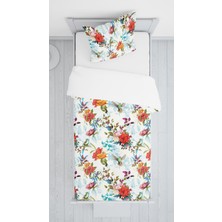 Evmila Dijital Baskılı Çiçekli Örtü Yastık Seti Lldcfp 72