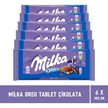 Milka Oreo Tablet Çikolata 100 gr - 6 Adet