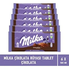 Milka Çikolata Rüyası Tablet Çikolata 100 gr - 6 Adet