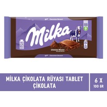 Milka Çikolata Rüyası Tablet Çikolata 100 gr - 6 Adet