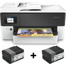 Hp Officejet Pro 7720 Çok Fonksiyonlu A3 Yazıcı (Ekstra 1 Set Orjinal Kartuş Hediyeli)