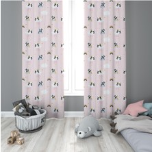 Evmila Çocuk Odası Desenli Fon Perdesi