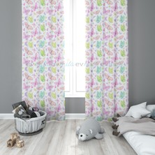 Evmila Çocuk Odası Desenli Fon Perdesi