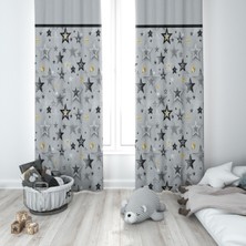 Evmila Çocuk Odası Desenli Fon Perdesi