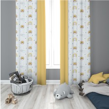 Evmila Çocuk Odası Desenli Fon Perdesi