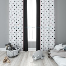 Evmila Çocuk Odası Desenli Fon Perdesi