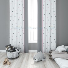 Evmila Çocuk Odası Desenli Fon Perdesi