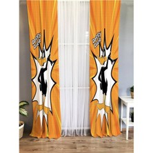 Evmila Ördek Desenli Çocuk Odası Fon Perde