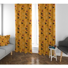 Lolla Evmila Çocuk Odası Desenli Fon Perde