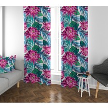 Lolla Evmila Çocuk Odası Desenli Fon Perde