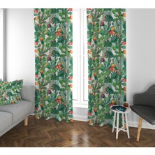 Lolla Evmila Çocuk Odası Desenli Fon Perde