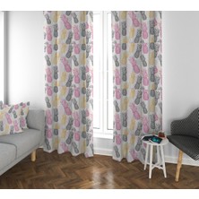 Lolla Evmila Çocuk Odası Desenli Fon Perde