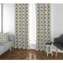 Lolla Evmila Çocuk Odası Desenli Fon Perde