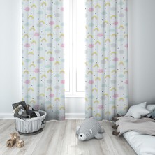 Lolla Evmila Çocuk Odası Desenli Fon Perde