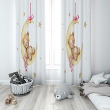 Lolla Evmila Çocuk Odası Desenli Fon Perde