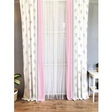 Evmila Baskılı Çocuk Odası Fon Perde