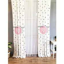 Evmila Baskılı Desenli Çocuk ve Bebek Odası Fon Perde