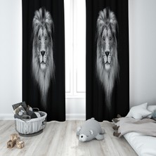 Lolla Evmila Çocuk Odası Desenli Fon Perde