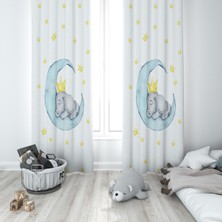 Lolla Evmila Çocuk Odası Desenli Fon Perde