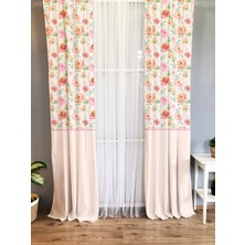 Evmila Baskılı Çocuk Odası Fon Perde