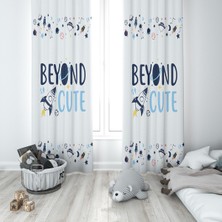 Lolla Evmila Çocuk Odası Desenli Fon Perde