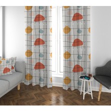 Lolla Evmila Çocuk Odası Desenli Fon Perde