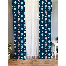 Evmila Baskılı Çocuk Odası Fon Perde