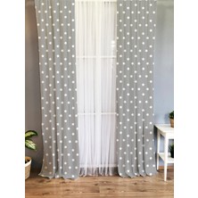 Evmila Baskılı Çocuk Odası Fon Perde