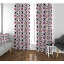 Lolla Evmila Çocuk Odası Desenli Fon Perde