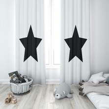 Lolla Evmila Çocuk Odası Desenli Fon Perde