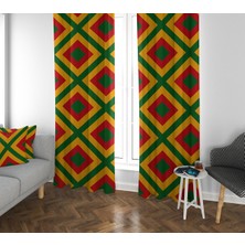 Lolla Evmila Çocuk Odası Desenli Fon Perde