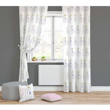 Lolla Evmila Çocuk Odası Desenli Fon Perde
