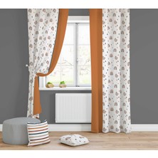 Lolla Evmila Çocuk Odası Desenli Fon Perde