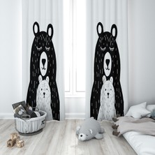 Lolla Evmila Çocuk Odası Desenli Fon Perde