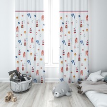 Lolla Evmila Çocuk Odası Desenli Fon Perde