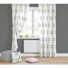 Lolla Evmila Çocuk Odası Desenli Fon Perde