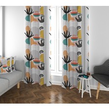 Lolla Evmila Çocuk Odası Desenli Fon Perde