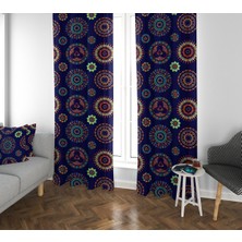 Lolla Evmila Çocuk Odası Desenli Fon Perde