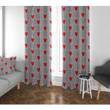 Lolla Evmila Çocuk Odası Desenli Fon Perde