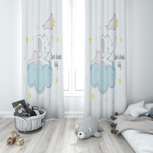 Lolla Evmila Çocuk Odası Desenli Fon Perde