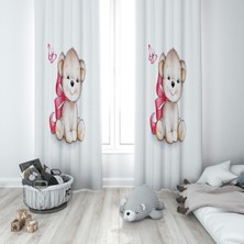 Lolla Evmila Çocuk Odası Desenli Fon Perde