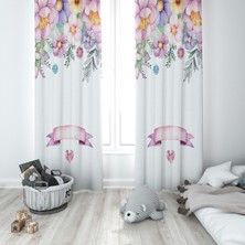 Lolla Evmila Çocuk Odası Desenli Fon Perde