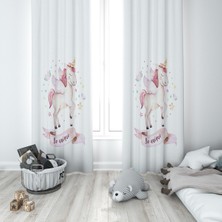 Lolla Evmila Çocuk Odası Desenli Fon Perde