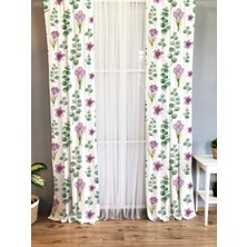 Evmila Baskılı Desenli Çocuk ve Bebek Odası Fon Perde