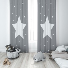 Lolla Evmila Çocuk Odası Desenli Fon Perde