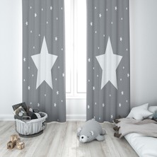 Lolla Evmila Çocuk Odası Desenli Fon Perde