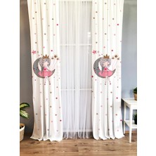 Lolla Evmila Çocuk Odası Desenli Fon Perde