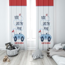 Lolla Evmila Çocuk Odası Desenli Fon Perde