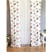 Evmila Baskılı Çocuk Odası Fon Perde